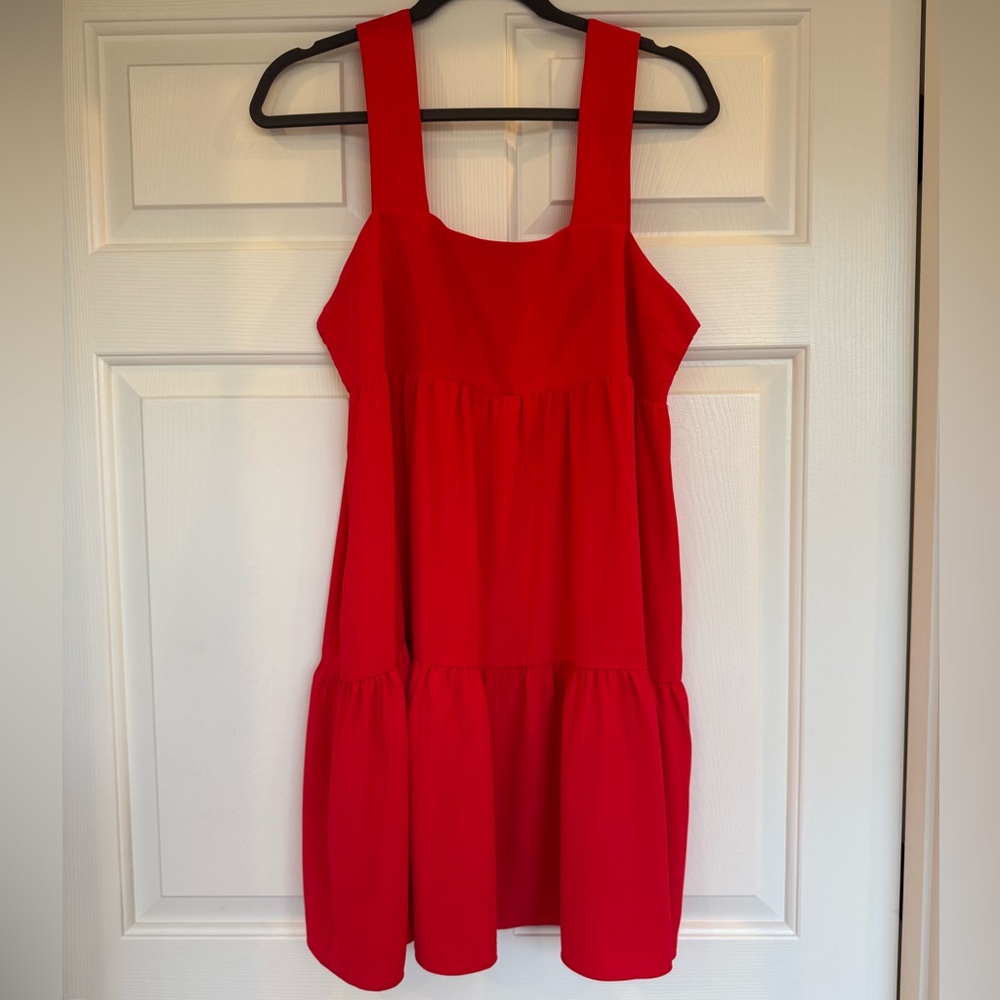 Amanda Uprichard Vibrant Red Mini Dress